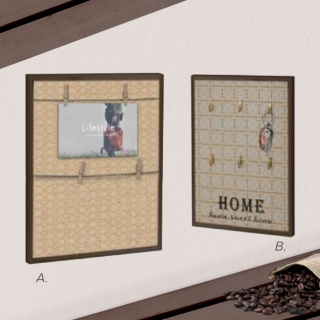 Clipline Photo Display/Key Holder Board Clipline Photo Display/Key Holder Board